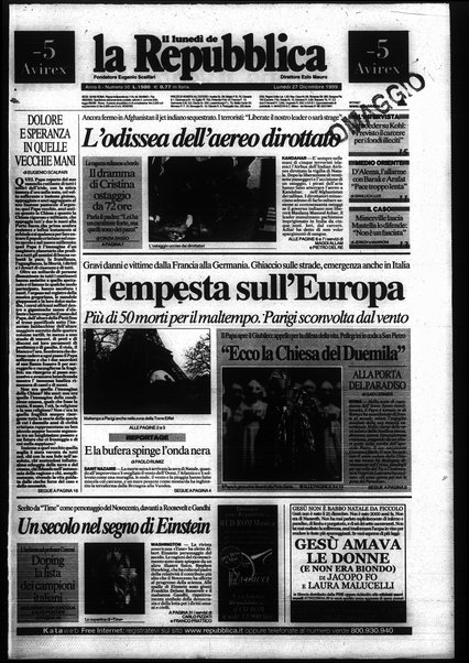 Il lunedì de La repubblica